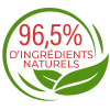 Chez Verderevita, cette formule contient 96,5% d'ingrédients naturels